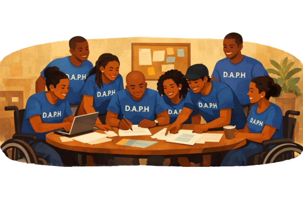DAPH community members collaborating